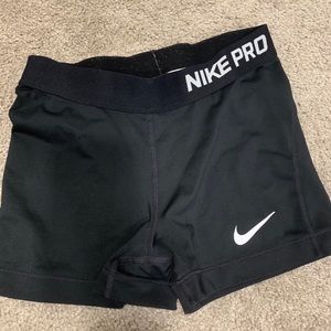 Nike pro black small shorts!